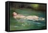 Girl Drifting, 2004-Lucinda Arundell-Framed Stretched Canvas