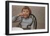 Girl Eating a Chicken Drumstick-William P. Gottlieb-Framed Photographic Print