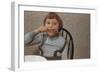 Girl Eating a Chicken Drumstick-William P. Gottlieb-Framed Photographic Print
