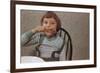 Girl Eating a Chicken Drumstick-William P. Gottlieb-Framed Photographic Print