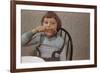 Girl Eating a Chicken Drumstick-William P. Gottlieb-Framed Photographic Print