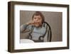 Girl Eating a Chicken Drumstick-William P. Gottlieb-Framed Photographic Print