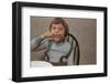 Girl Eating a Chicken Drumstick-William P. Gottlieb-Framed Photographic Print