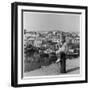 Girl Eating an Ice Cream-Henry Grant-Framed Photographic Print