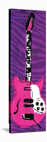 Girl Electric Guitar Mate-Enrique Rodriguez Jr.-Stretched Canvas