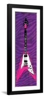 Girl Electric Guitar-Enrique Rodriguez Jr.-Framed Art Print