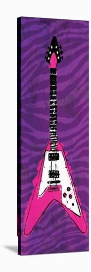 Girl Electric Guitar-Enrique Rodriguez Jr.-Stretched Canvas