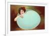 Girl Emerging from Cracked Egg-null-Framed Premium Giclee Print