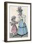 Girl Fashions 1828-null-Framed Art Print