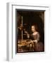 Girl Feeding a Parrot-Pieter Van Steenwyck-Framed Giclee Print