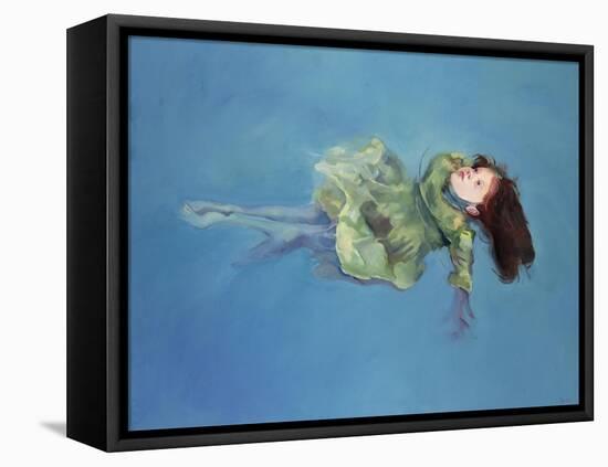 Girl Floating, 2004-Lucinda Arundell-Framed Stretched Canvas