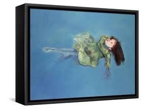 Girl Floating, 2004-Lucinda Arundell-Framed Stretched Canvas