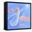 Girl Flying Toward a Star-Judy Mastrangelo-Framed Stretched Canvas