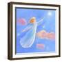 Girl Flying Toward a Star-Judy Mastrangelo-Framed Giclee Print