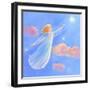 Girl Flying Toward a Star-Judy Mastrangelo-Framed Giclee Print