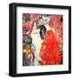 Girl Friends-Gustav Klimt-Framed Giclee Print