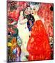 Girl Friends-Gustav Klimt-Mounted Giclee Print