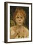 Girl from Abruzzo-Francesco Paolo Michetti-Framed Giclee Print