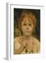 Girl from Abruzzo-Francesco Paolo Michetti-Framed Giclee Print