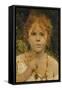 Girl from Abruzzo-Francesco Paolo Michetti-Framed Stretched Canvas