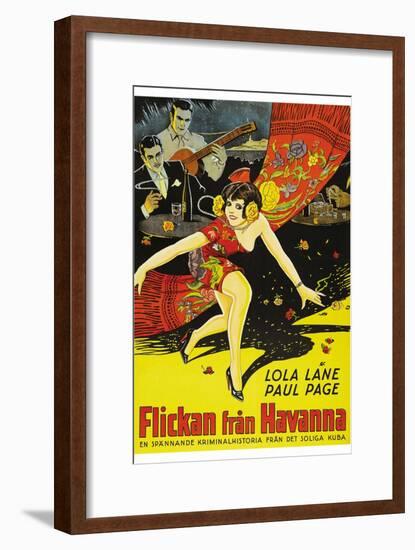 Girl from Havana-null-Framed Art Print