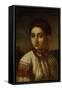 Girl from Podillia-Vasili Andreyevich Tropinin-Framed Stretched Canvas