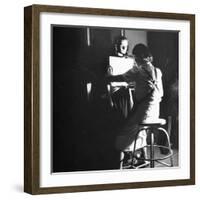 Girl Getting an X-Ray at the Irvington Home for Rheumatic Fever-Hansel Mieth-Framed Photographic Print