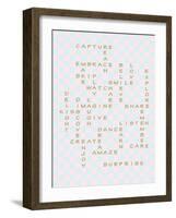 Girl Grid-Mindy Howard-Framed Giclee Print