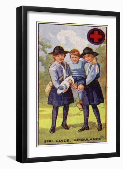 Girl Guide Ambulance Badge, 1923-English School-Framed Giclee Print