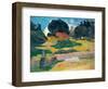 Girl Herding Pigs, 1889-Paul Gauguin-Framed Giclee Print