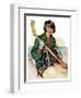 "Girl Hockey Player,"January 22, 1927-Ellen Pyle-Framed Premium Giclee Print