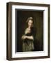 Girl Holding a Cat-Philippe Mercier-Framed Giclee Print