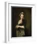 Girl Holding a Cat-Philippe Mercier-Framed Giclee Print