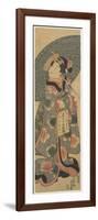 Girl Holding a Copybook, January 1843-Utagawa Kunisada-Framed Giclee Print