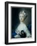 Girl Holding a Monkey-Carriera Rosalba-Framed Giclee Print