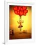 Girl Holding Heart Balloons-Cherie Roe Dirksen-Framed Giclee Print