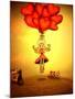 Girl Holding Heart Balloons-Cherie Roe Dirksen-Mounted Giclee Print