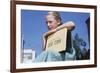 Girl Holding Town History Book-William P. Gottlieb-Framed Photographic Print