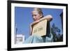 Girl Holding Town History Book-William P. Gottlieb-Framed Photographic Print