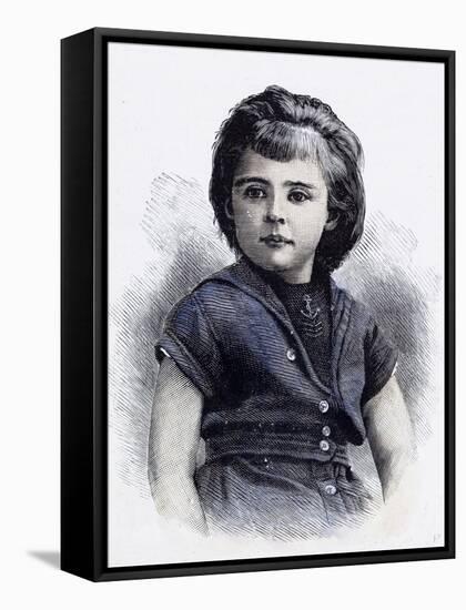 Girl in 1892-null-Framed Stretched Canvas