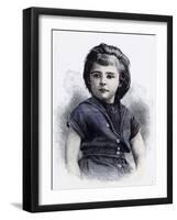 Girl in 1892-null-Framed Giclee Print