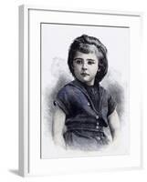 Girl in 1892-null-Framed Giclee Print