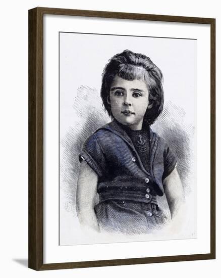 Girl in 1892-null-Framed Giclee Print