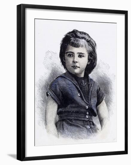 Girl in 1892-null-Framed Giclee Print