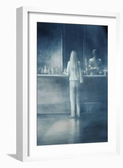 Girl in a Bar, 1995-Lincoln Seligman-Framed Giclee Print