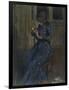 Girl in a Blue Dress-Philip Wilson Steer-Framed Giclee Print