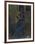 Girl in a Blue Dress-Philip Wilson Steer-Framed Giclee Print