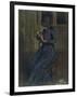 Girl in a Blue Dress-Philip Wilson Steer-Framed Giclee Print