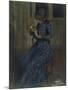 Girl in a Blue Dress-Philip Wilson Steer-Mounted Giclee Print