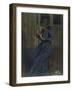 Girl in a Blue Dress-Philip Wilson Steer-Framed Giclee Print